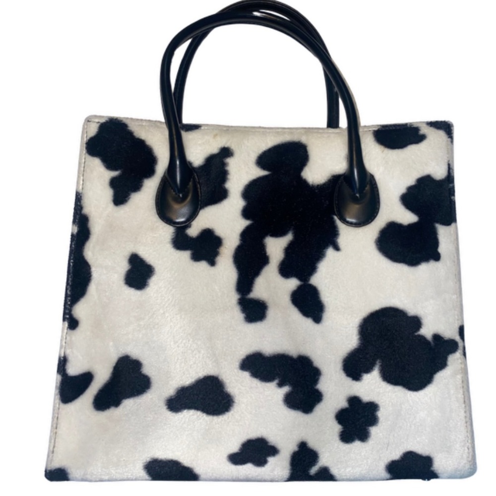 Vintage Faux Cowhide Purse Y2K